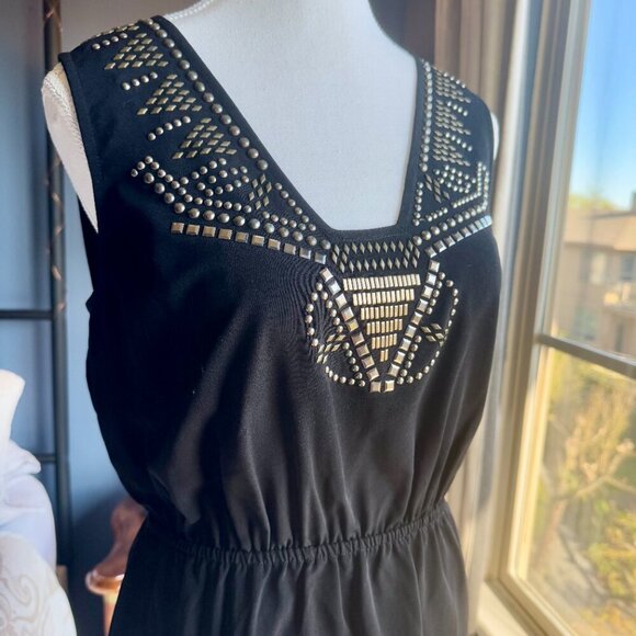 3 For $25  Black Mini Sleeveless Tunic Dress - Picture 3 of 11